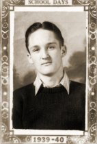 Clarence Gail Robinson, HHS school photo, 1939-40